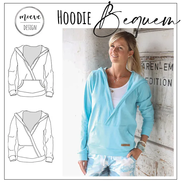 Moeve Design Hoodie Bequem Schnittmuster Damen Gr. 32-52