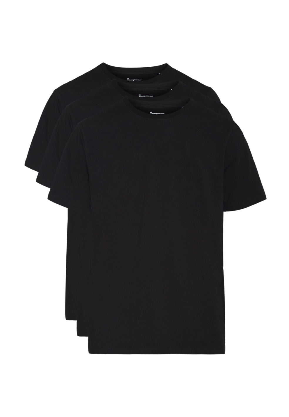 marlowe nature 3-Pack T-Shirt T-Shirt Bio-Baumwolle schwarz 3er