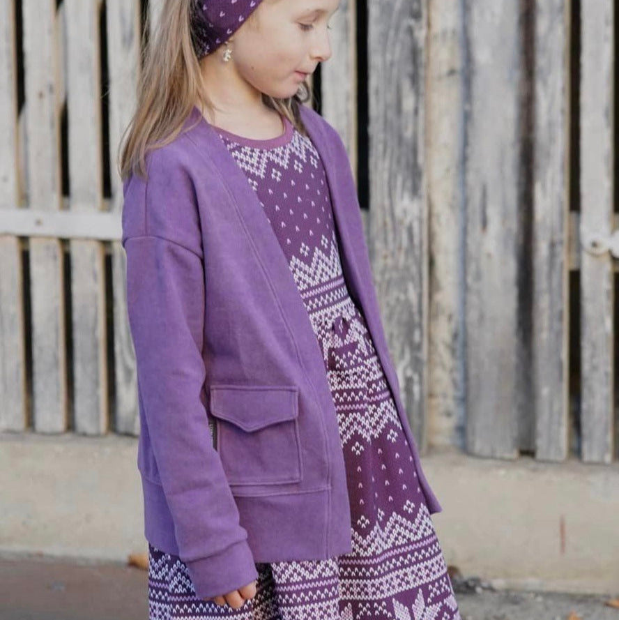Moeve Design Arosa Cardigan Schnittmuster Kinder 86-164 Oversize