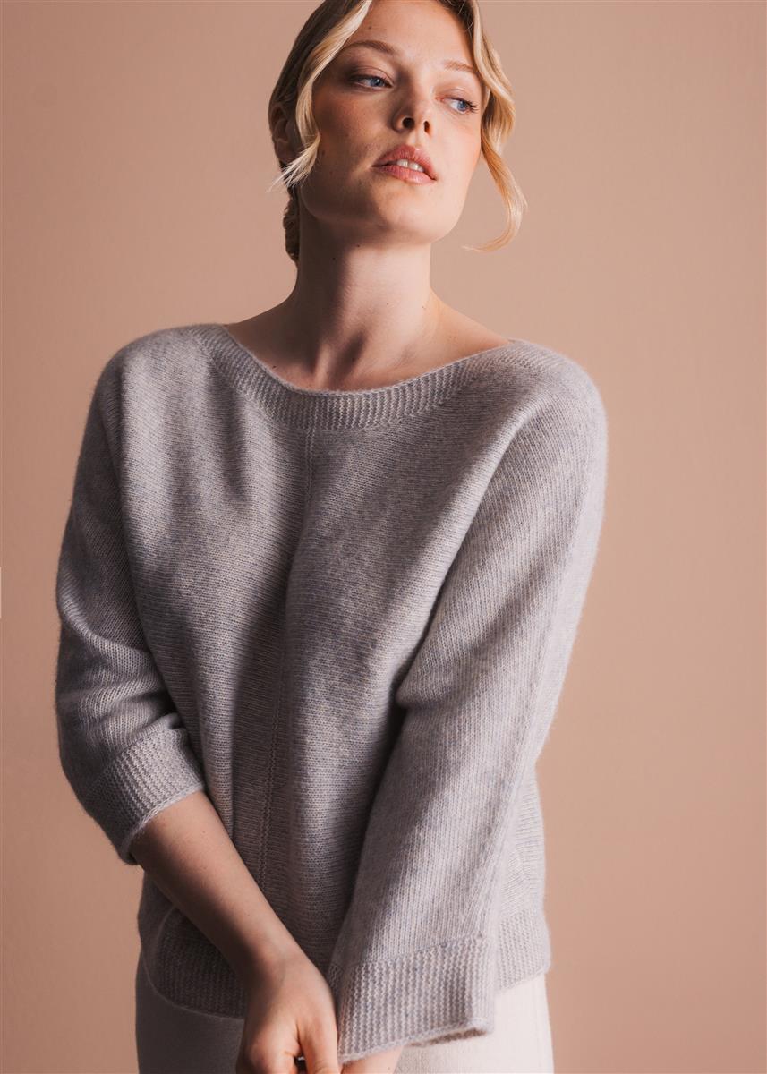 Marlowe Nature Pullover Dina Damen hazelnut Wolle Alpaka
