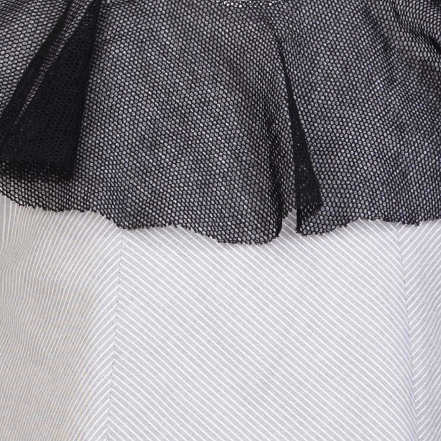 Infantium Victoria Top Mesh Detail grau Baumwolle Mädchen