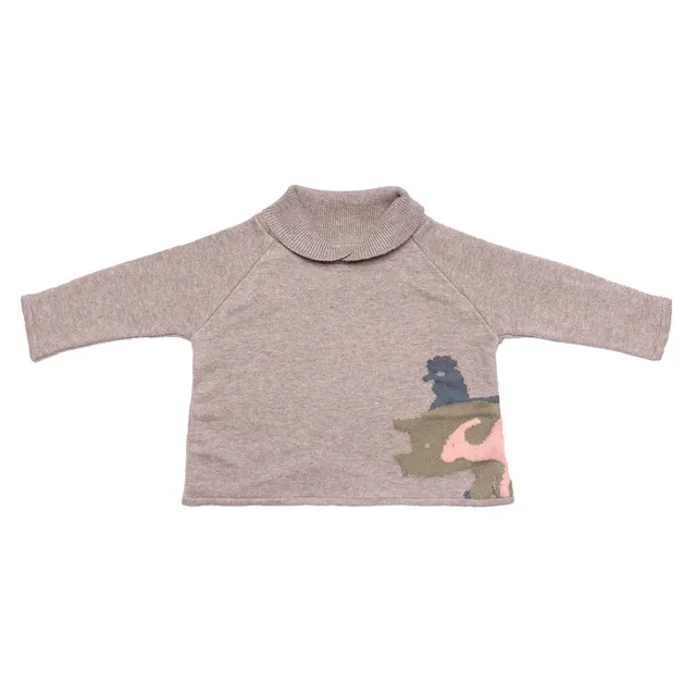 Infantium Victoria Beige Knitted Sweater Baby Pullover Bio