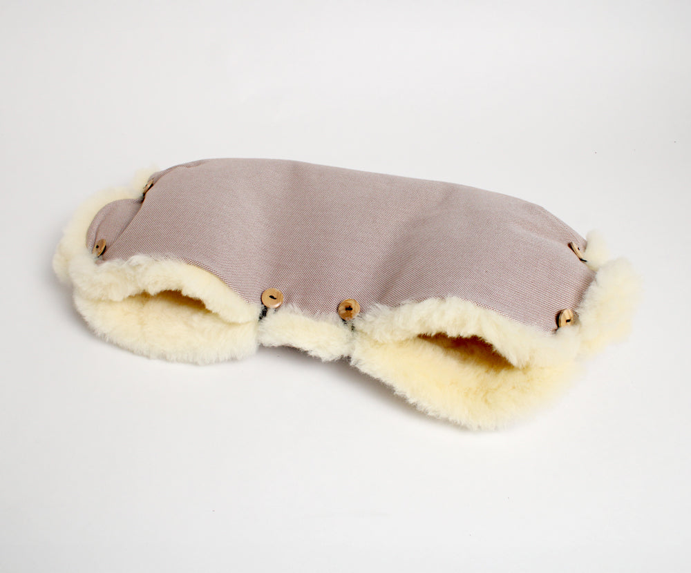 Naturkind Lammfell-Muff Kinderwagen Alpen-Lammfell