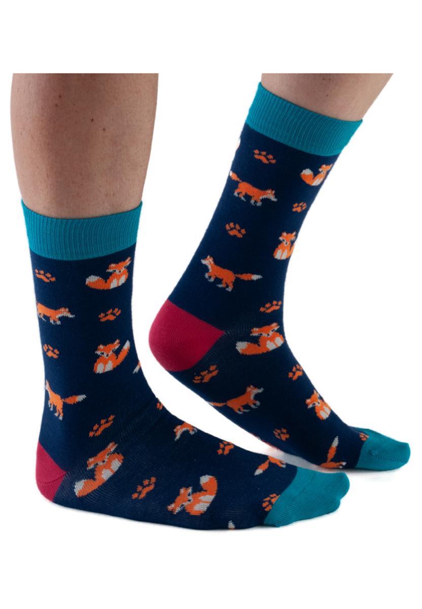 marlowe nature Fox Socken teal 36-40 Bambus Bio
