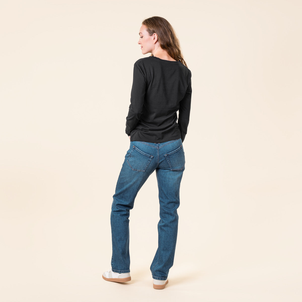 Marlowe Nature Tarana Langarmshirt ink blue Bio XS-XL