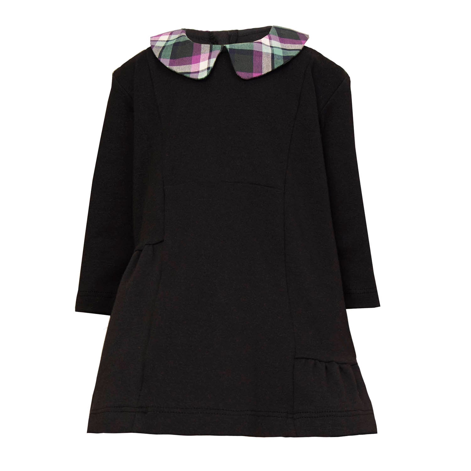 Infantium Victoria Black Babykleid Schwarz Tartan 80