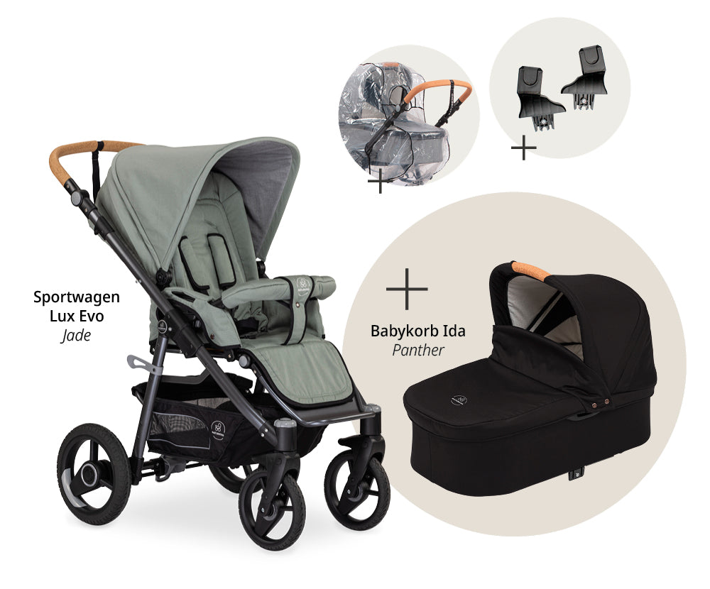Naturkind Lux Evo Set Kinderwagen Siebenschläfer Sale