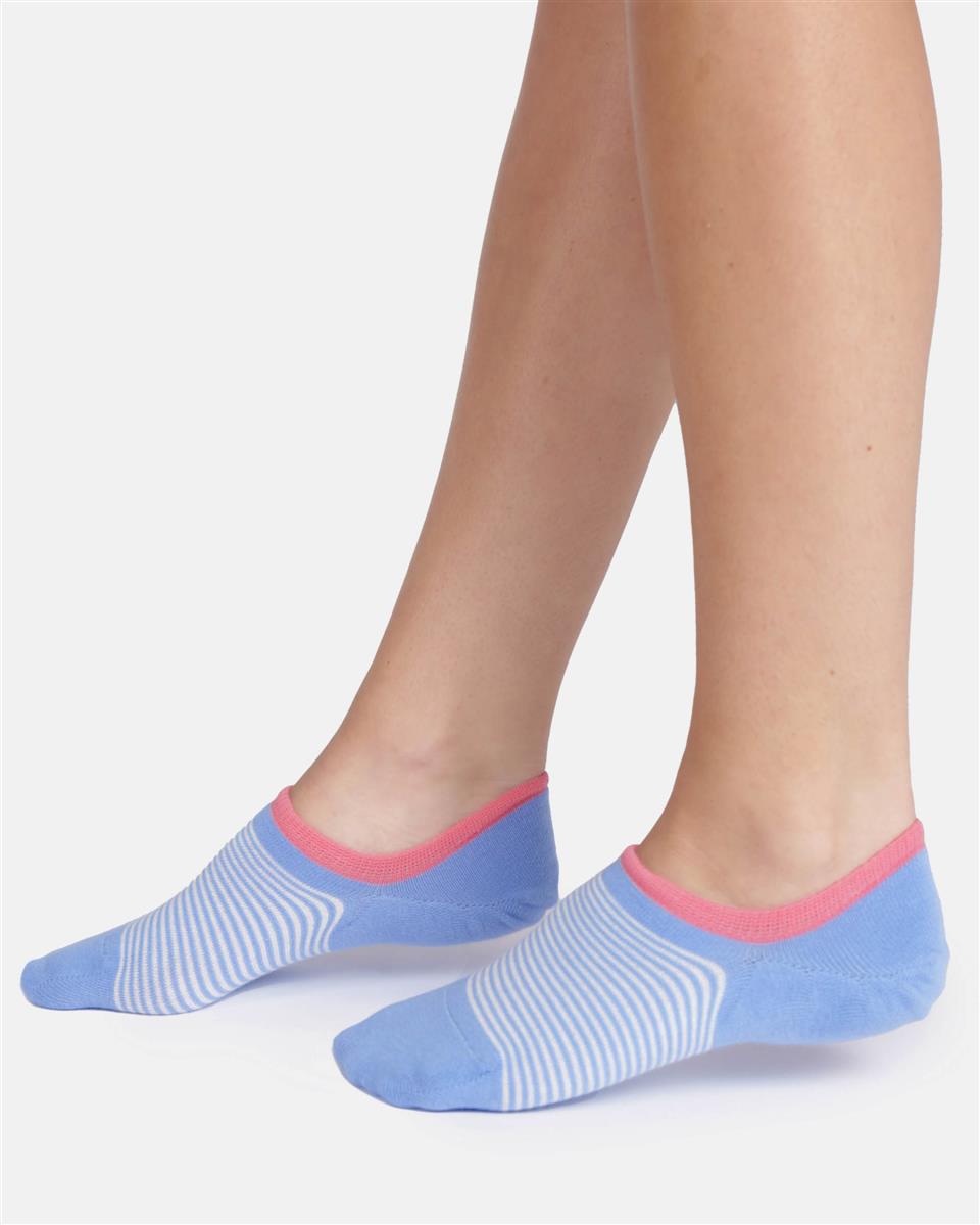 marlowe nature Patterned Organic Cotton No-Show Socken multi