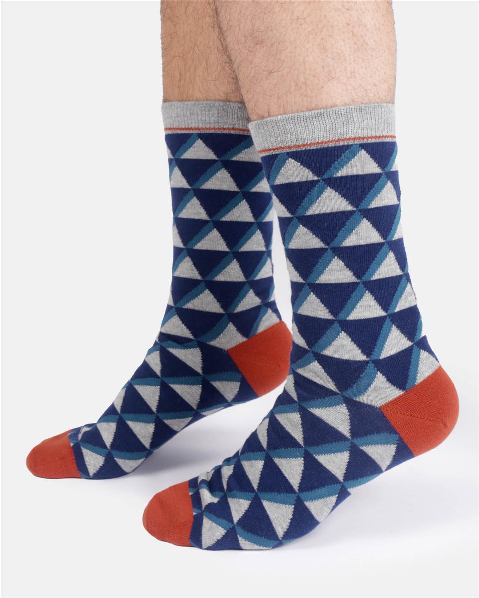 Thought Diamond Spot Bio Socken Herren 41-47 grey marl