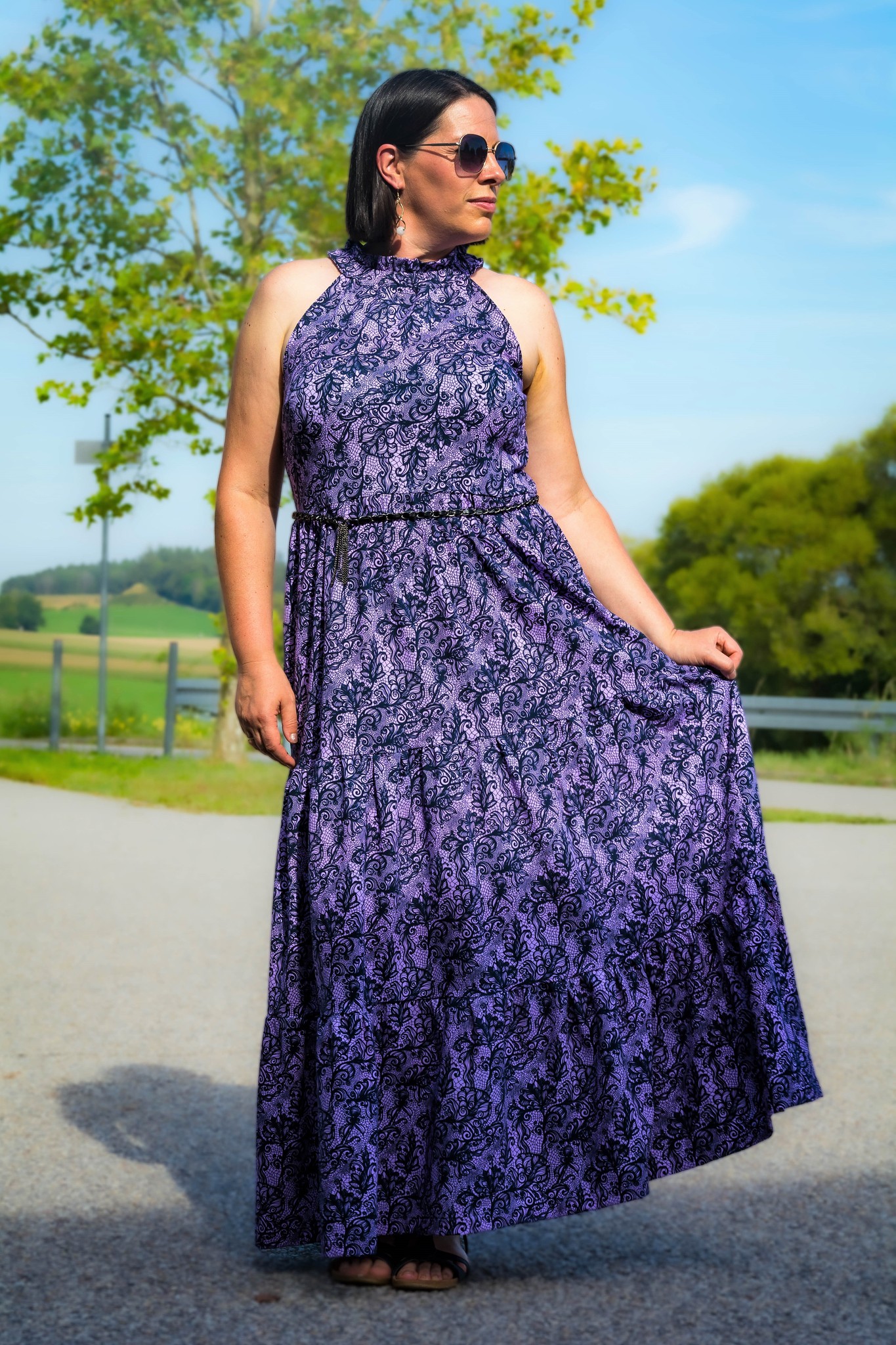 Schnittrebell Emperia´s Mom Maxikleid 3 Längen Papierschnitt A0
