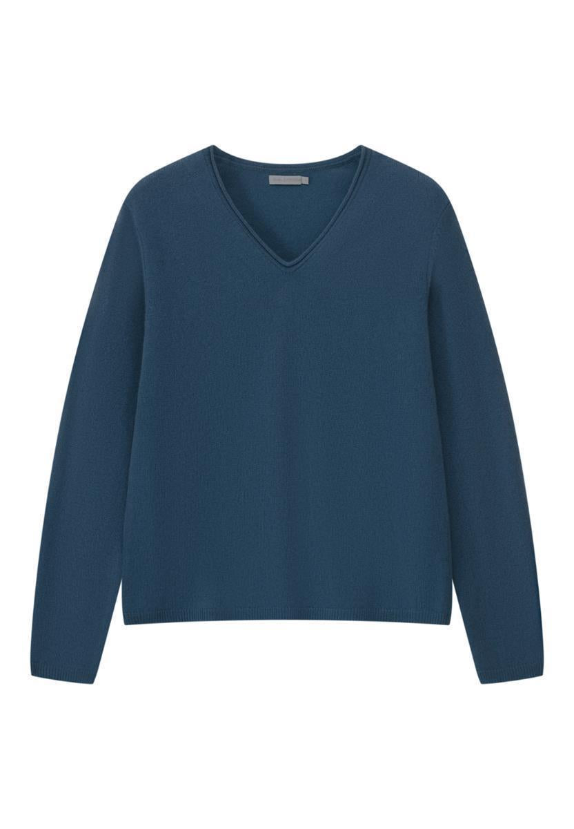 marlowe nature Mala Pullover cream Wollpullover V-Ausschnitt