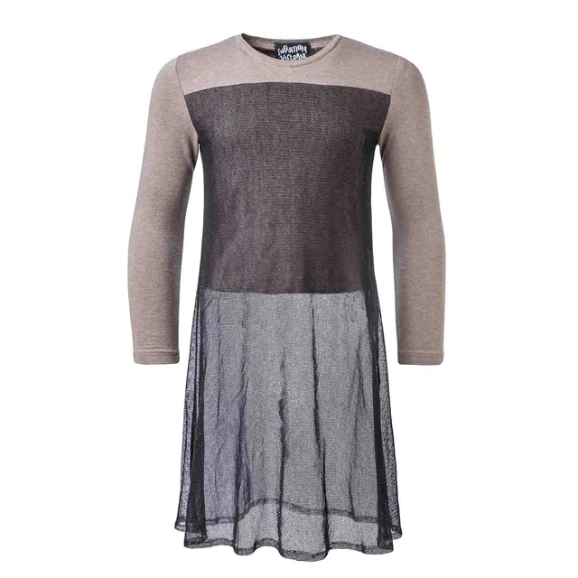 Infantium Victoria Top Beige Mesh Top Baumwolle Mädchen