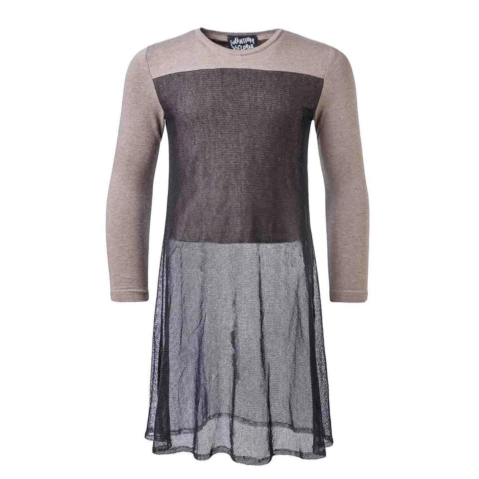Infantium Victoria Top Beige Mesh Top Baumwolle Mädchen