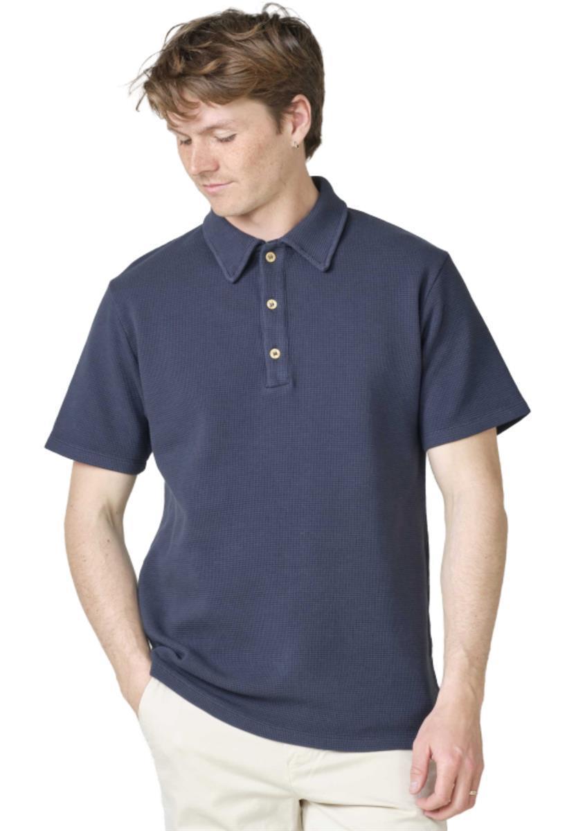 Marlowe Nature Banks Polo Tee navy M Bio-Baumwolle
