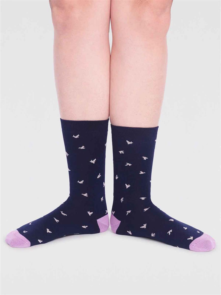 marlowe nature Wren Bird Socks Bambussocken olive green 37-41