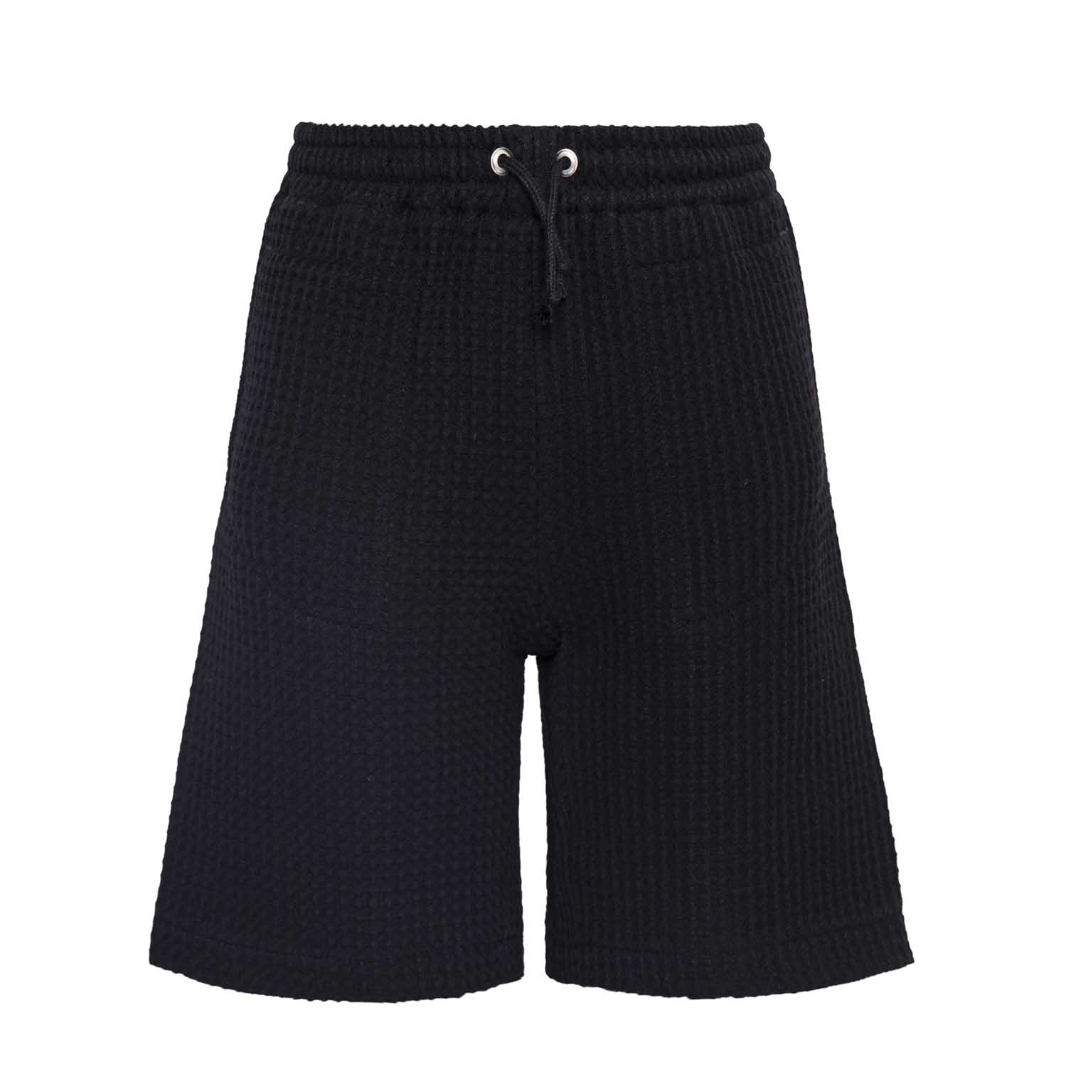 Infantium Victoria Waffle Shorts Kinder Bermuda Schwarz