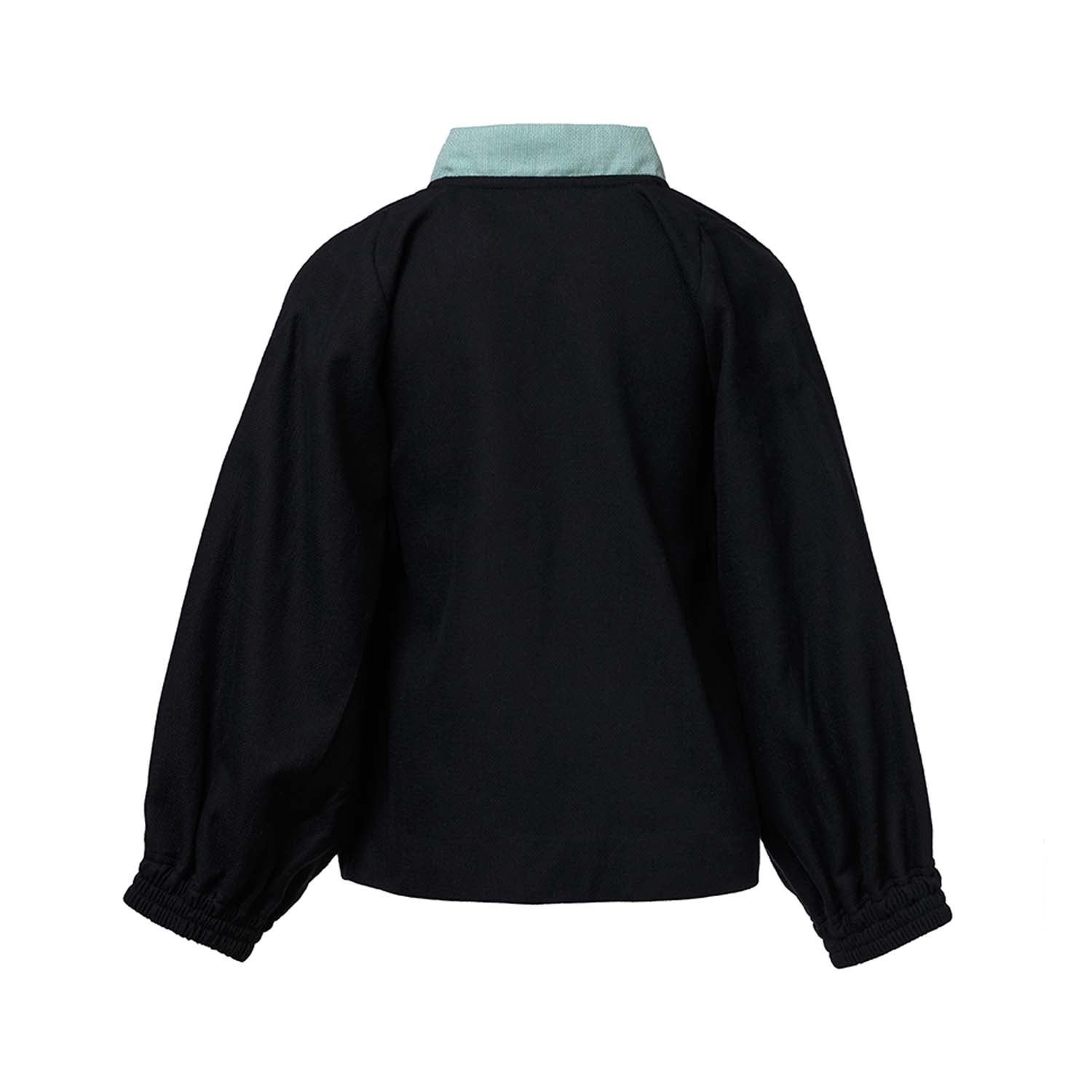 Infantium Victoria Kimono Jacke Schwarz Baumwolle Kinder