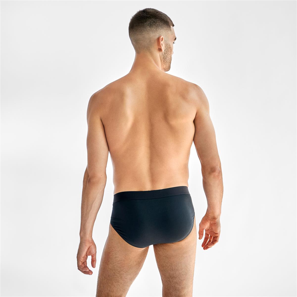 Marlowe Nature 3-Pack Brief Slip black Bio-Baumwolle 3er