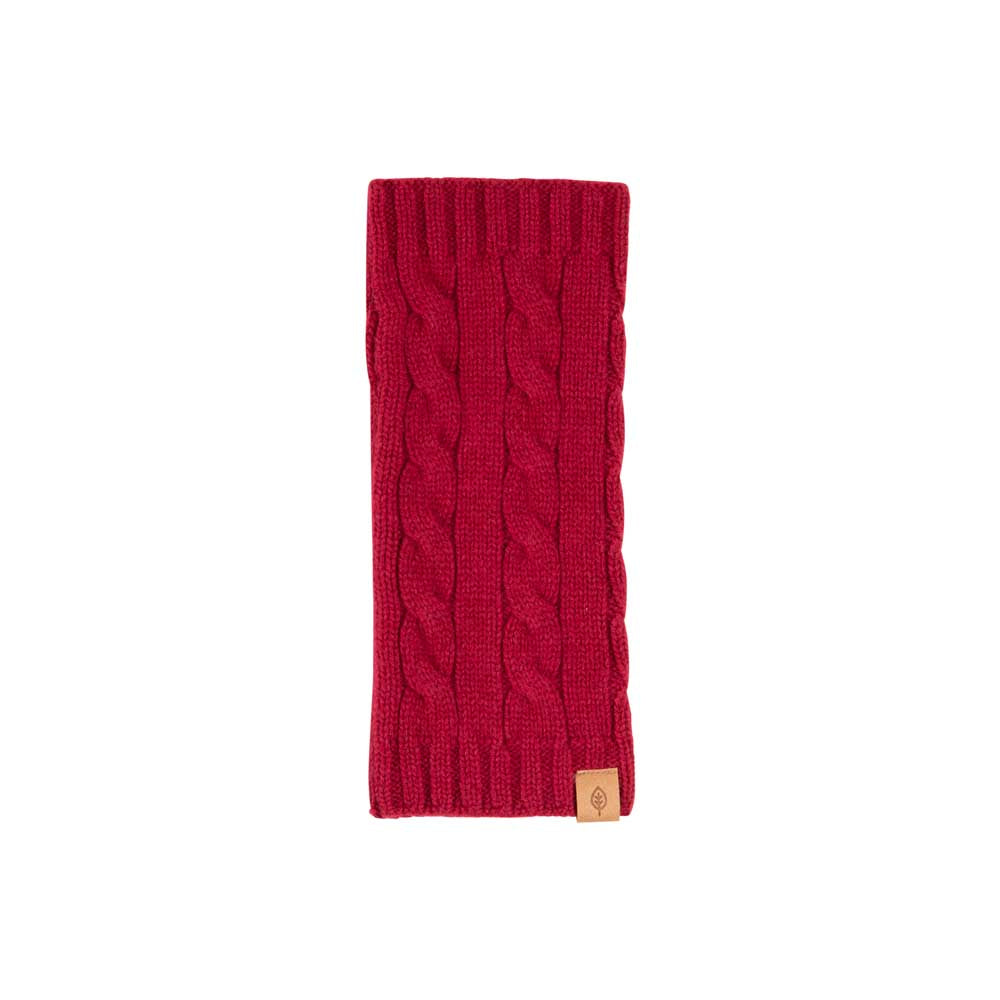 marlowe nature Zopf-Stulpe Kaschmir Armstulpen berry-red E