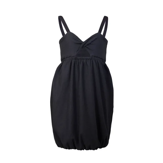 Infantium Victoria Dresses Mädchenkleid Schwarz Baumwolle