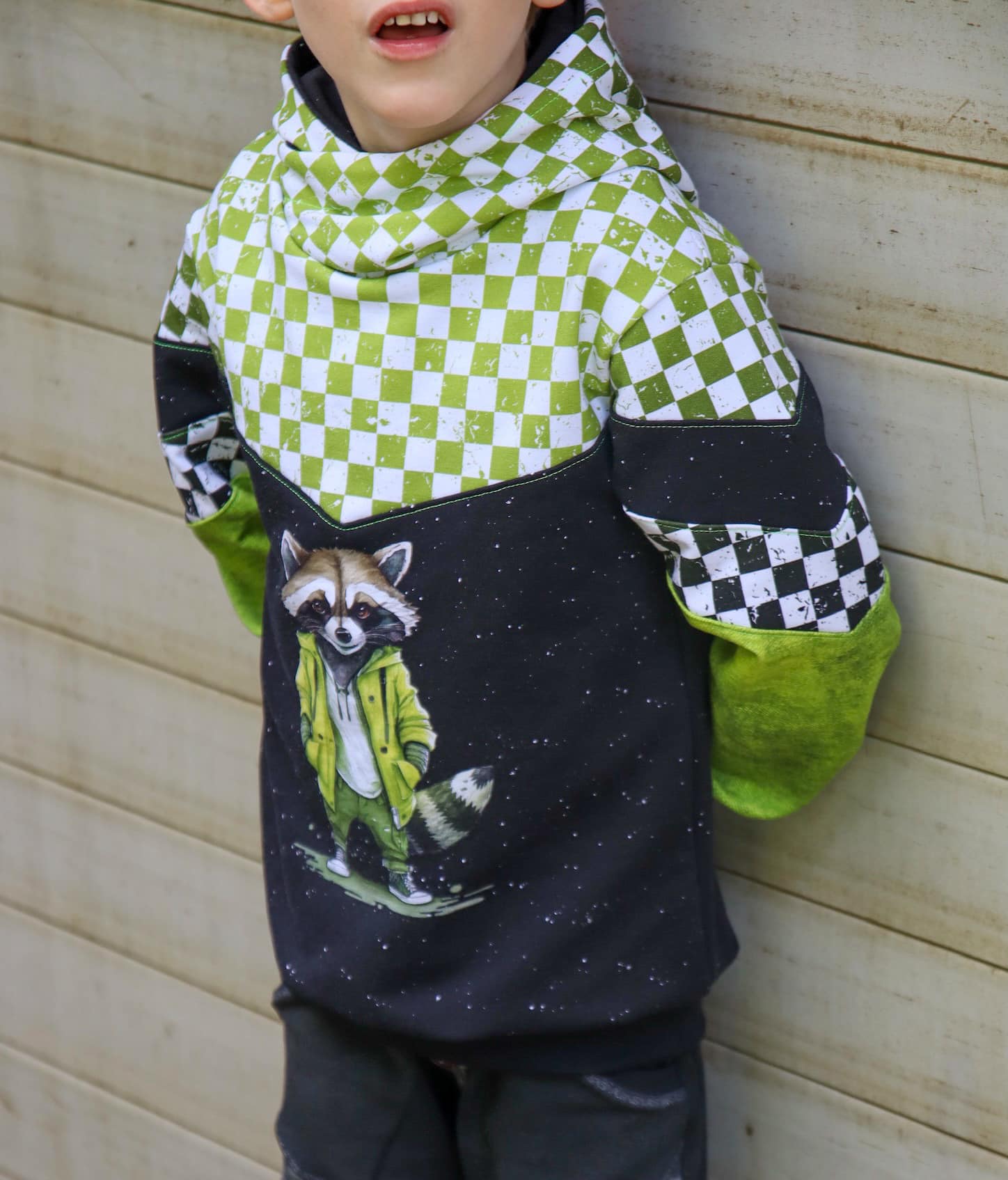 Schnittrebell Soukie Kids Hoodie Schnittmuster Gr.92-164