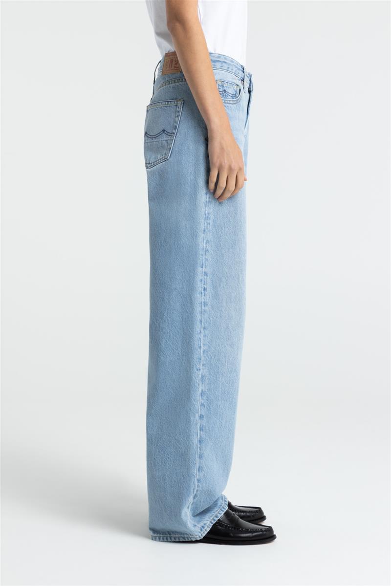 Kings of Indigo Joan Jeans blue reef Bio-Baumwolle weites Bein