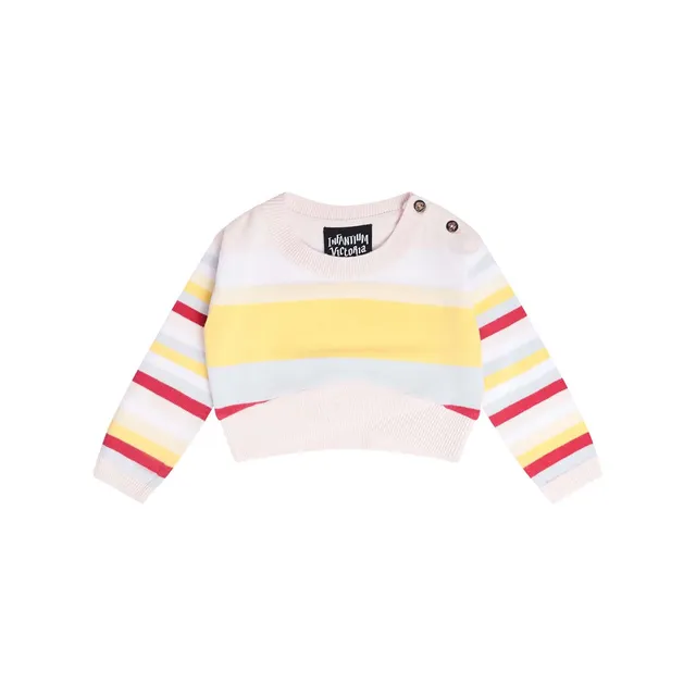 Infantium Victoria Knitted Baby Sweater Pullover 68 Pastell