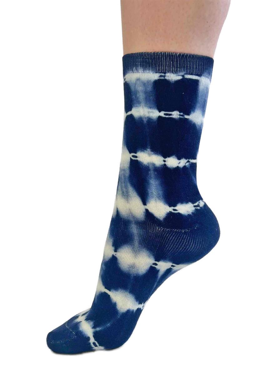 Marlowe Nature Ana Tie Dye Bambus Socken sea blue 37-41