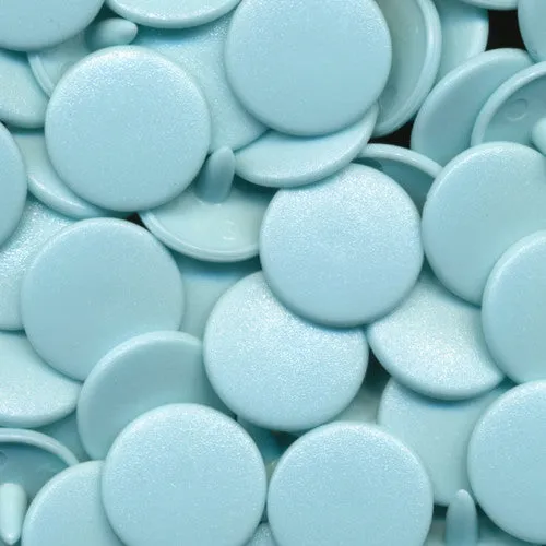 Kam Snaps B59 Plastic Snaps Druckknöpfe Poolblau 16 matt 50 Sets