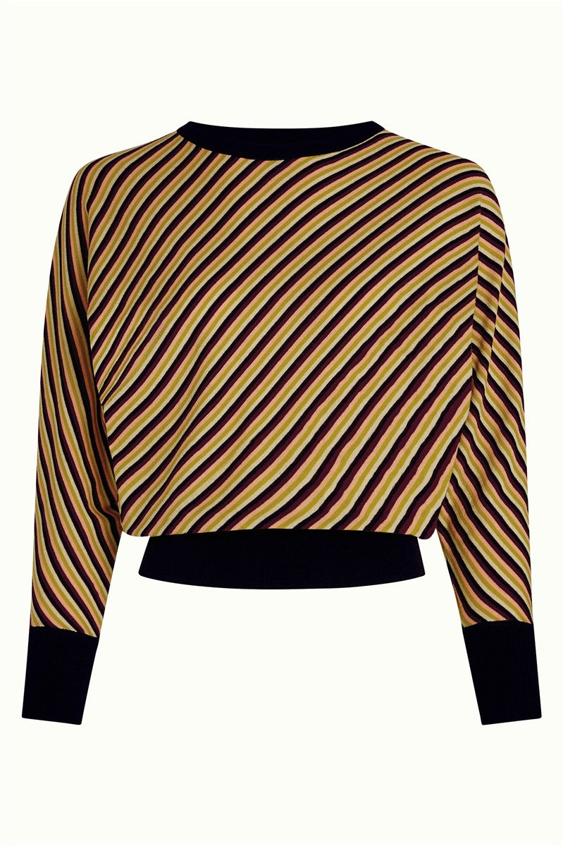 King Louie Daria Top Blaze Pullover Bio-Baumwolle curry yellow