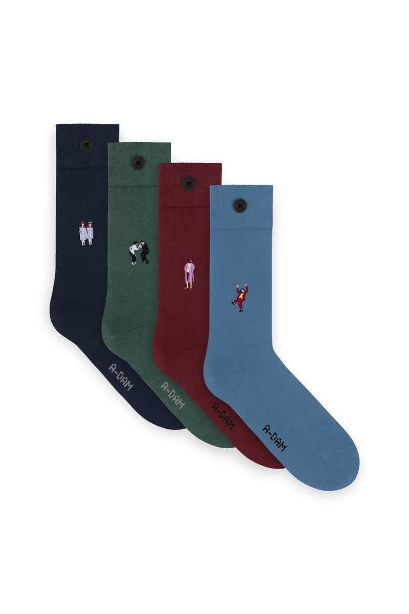 A-dam 4P Movie Night Socken multi 4 Paar Bio