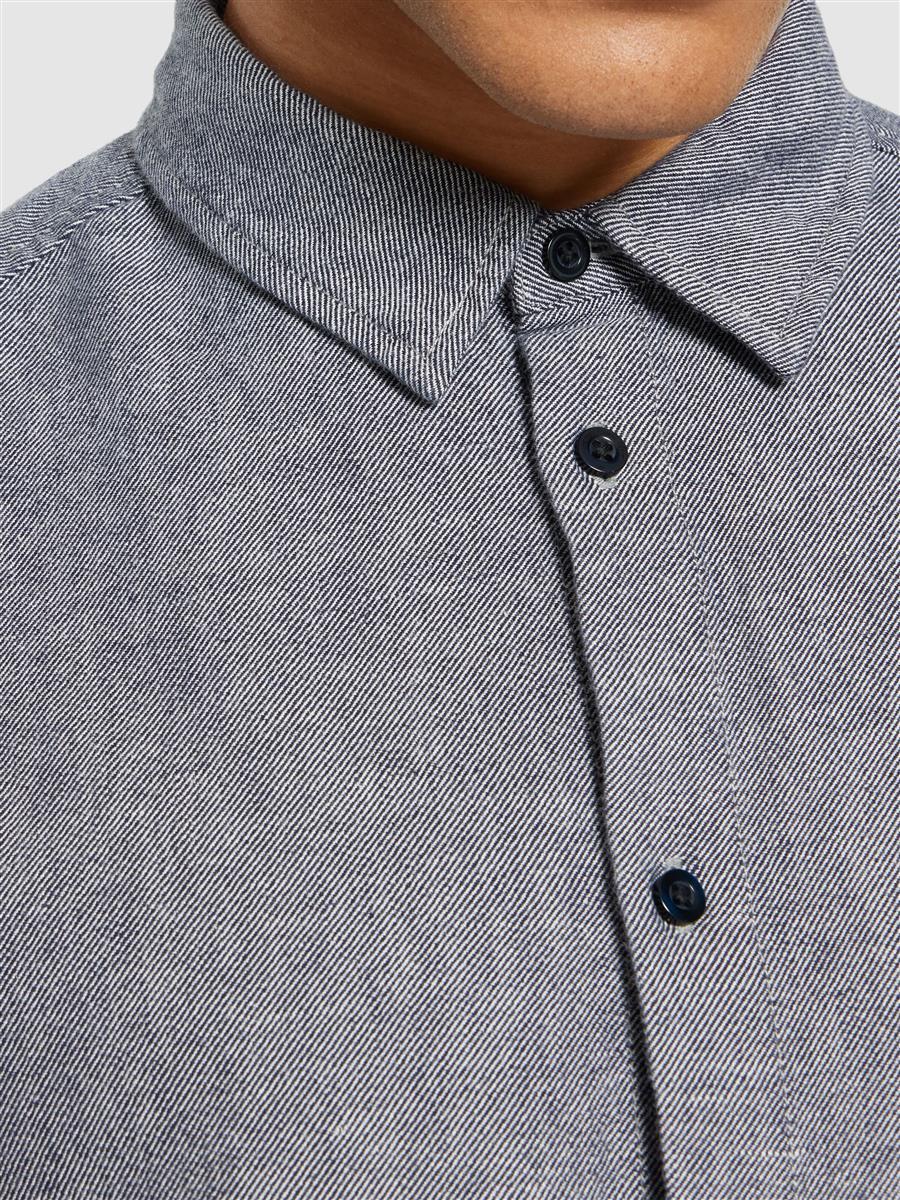 marlowe nature Regular Fit Heavy Twill Flanellhemd demitasse S-XXL