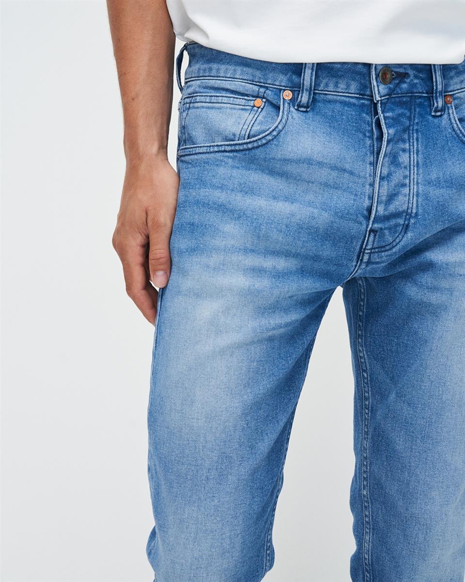 marlowe nature Jamie Slim Jeans Bio-Baumwolle clouds W31 L32