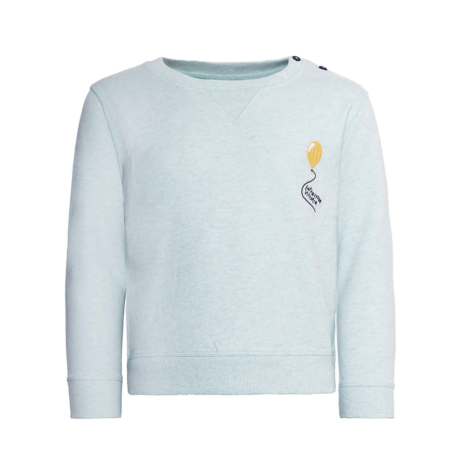 Infantium Victoria Sweatshirt Kinderpullover Mint Bio-Baumwolle