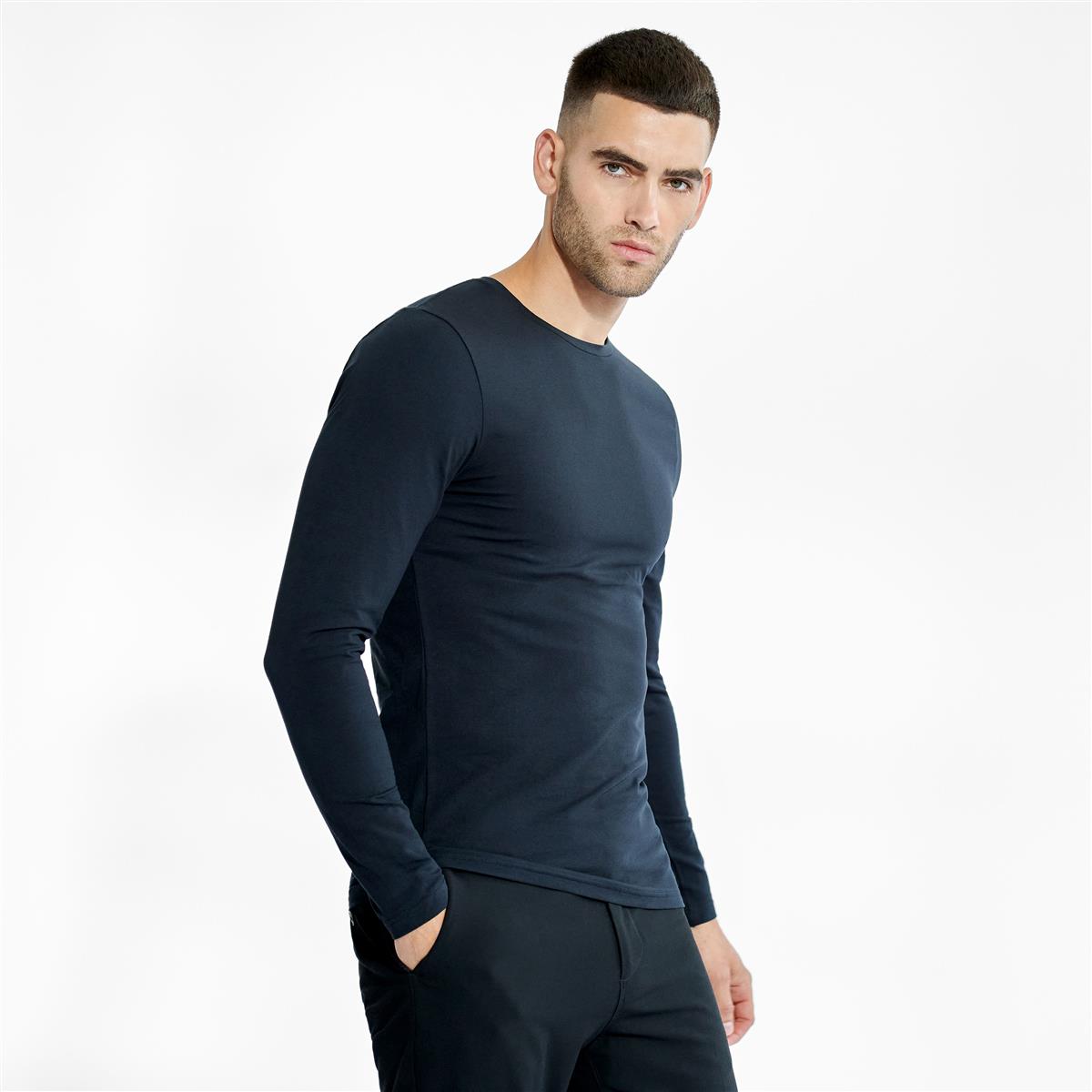 Bread & Boxers Men Long Sleeve Shirt Bio white