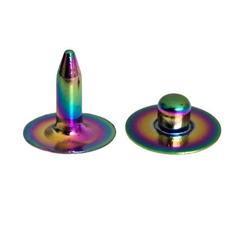 Kam Snaps Rivets Nieten Silber 50 Sets