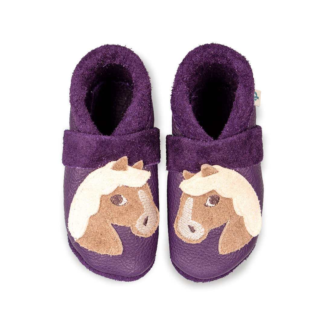 Pantolinos Pony Barfußschuhe sahara/hippo für Mädchen