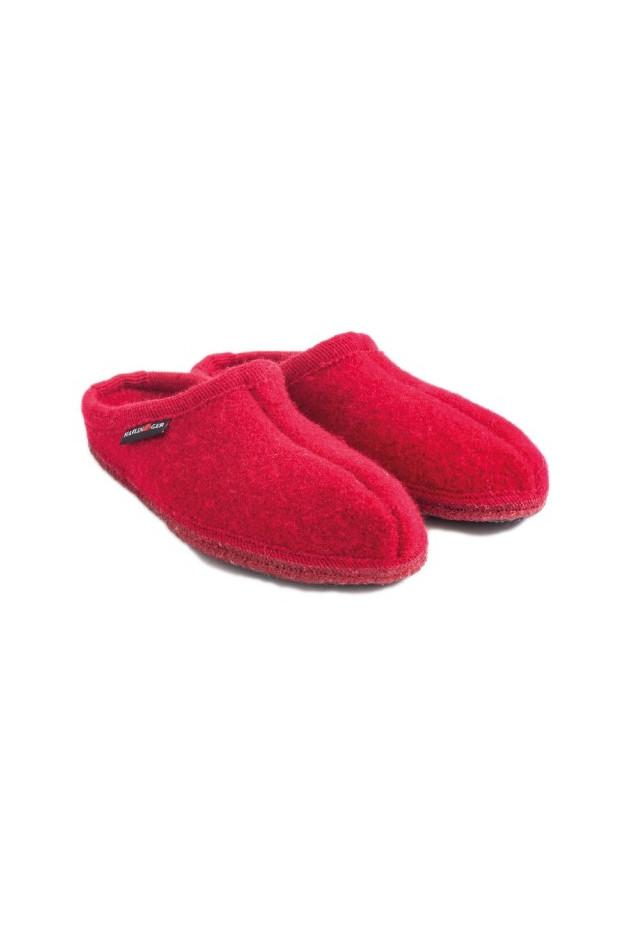 Haflinger Alaska 611001 Wollwalk Hausschuhe graphit Filz