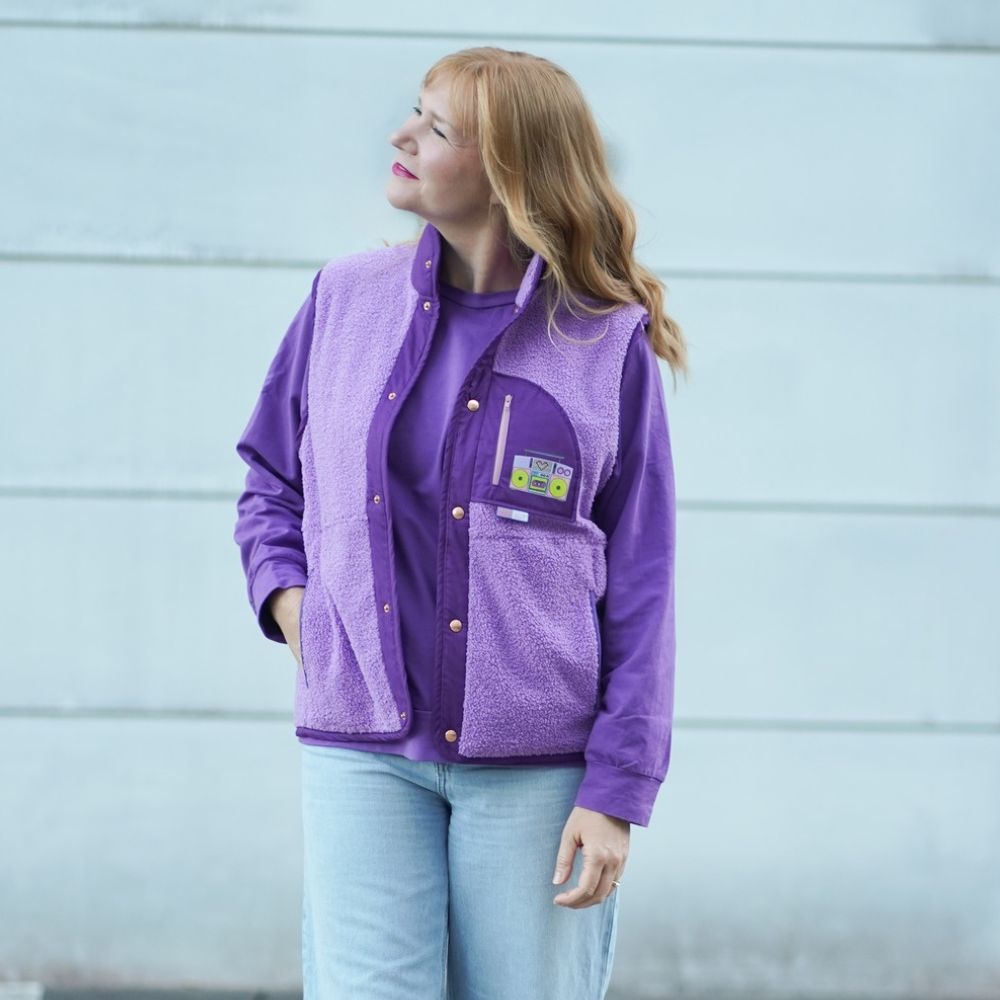 Moeve Design Bluely Weste Schnittmuster Damen EU 32-52