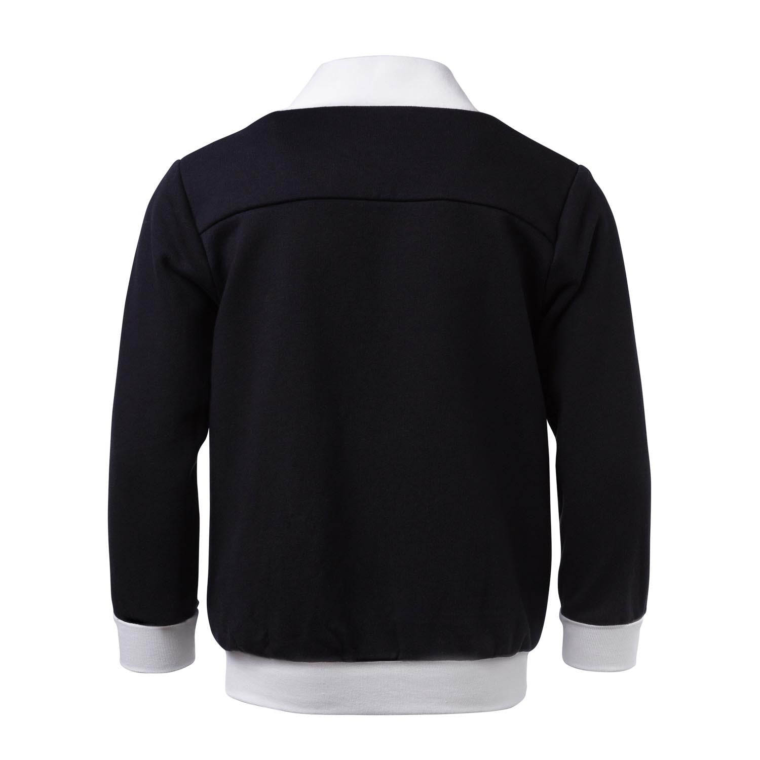 Infantium Victoria Black Sweat Blazer Kinderblazer schwarz Baumwolle