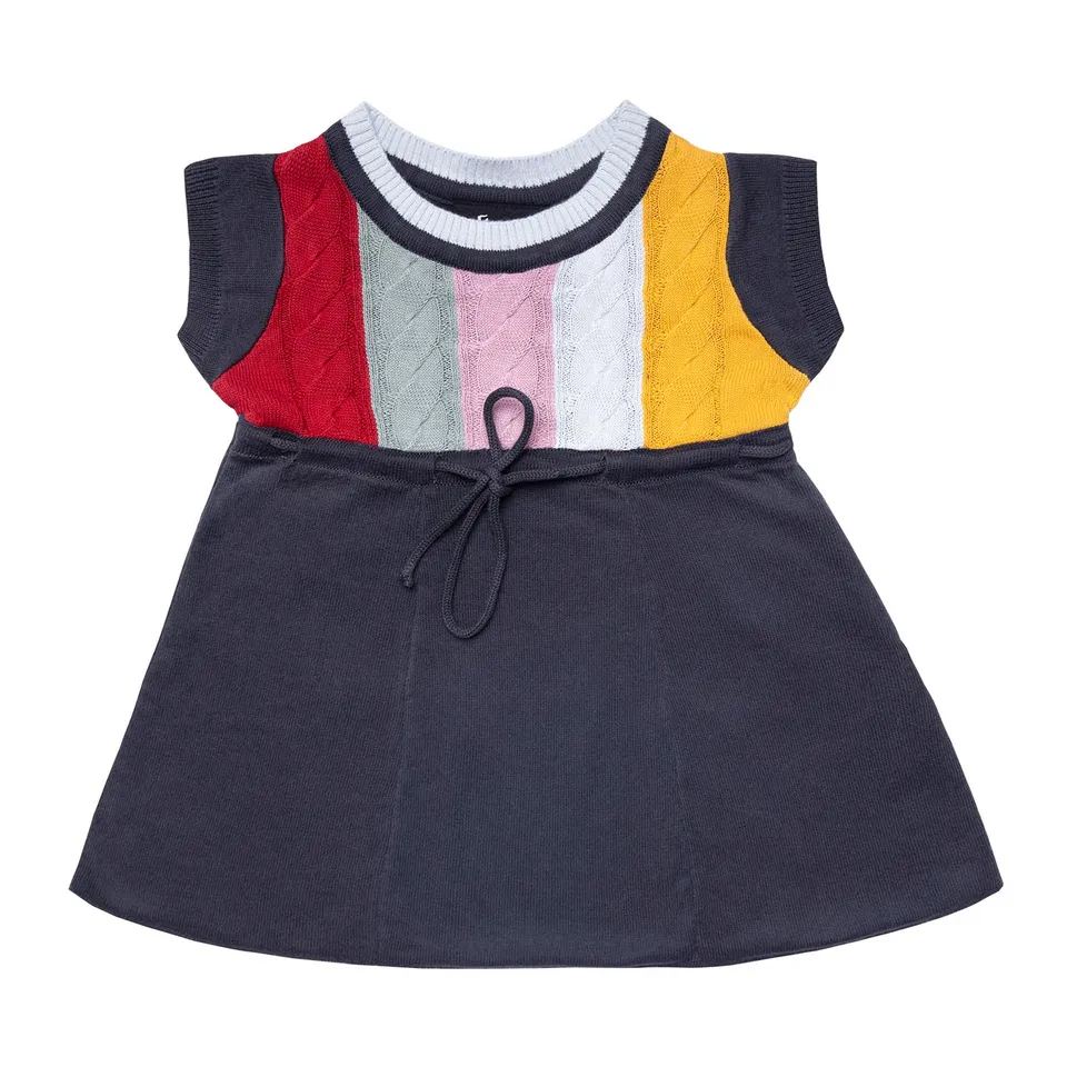 Infantium Victoria Cable Knit Dress Strickkleid Baby Bio 80 Zopf