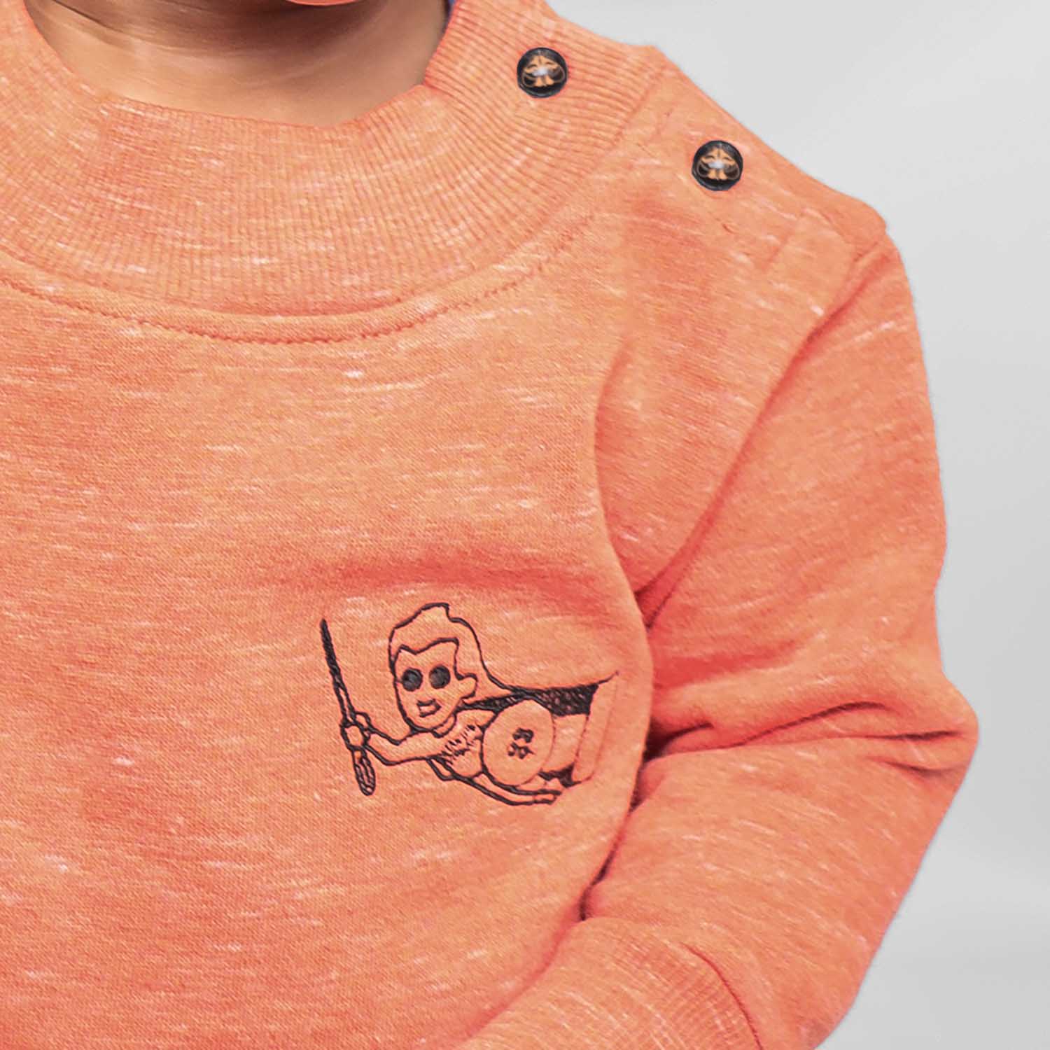 Infantium Victoria Baby Sweatshirt Orange 80 Bio