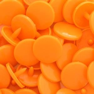 Kam Plastic Snaps B40 Druckknöpfe Pumpkin 50 Sets extra lang