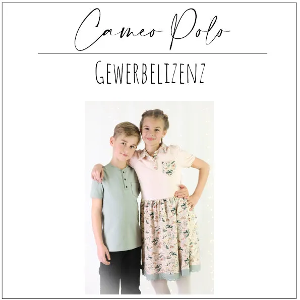 Moeve Design Cameo Polo Gewerbelizenz Kinder 40 Stück/Monat