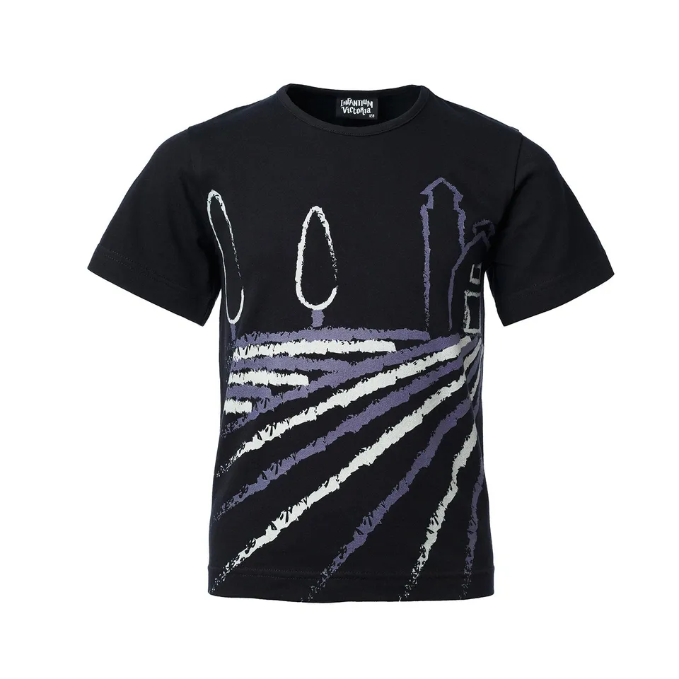 Infantium Victoria T-Shirt Toscana Print Schwarz Gr.80-176