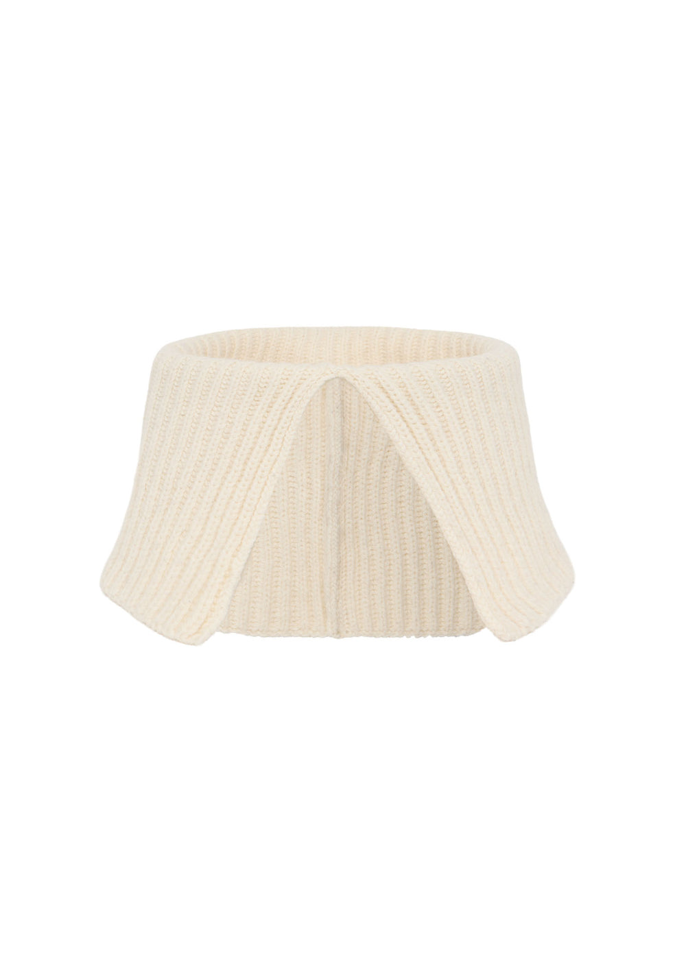 marlowe nature Rippenkragen Strickkragen Bio-Wolle midnight Einheitsgr