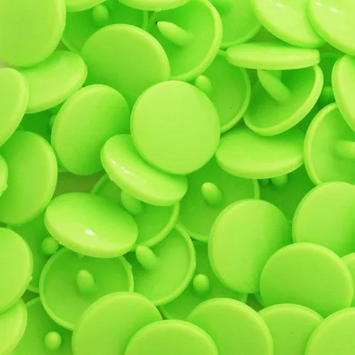 Kam Snaps B50 Lime Green Druckknöpfe grün Einzelteile