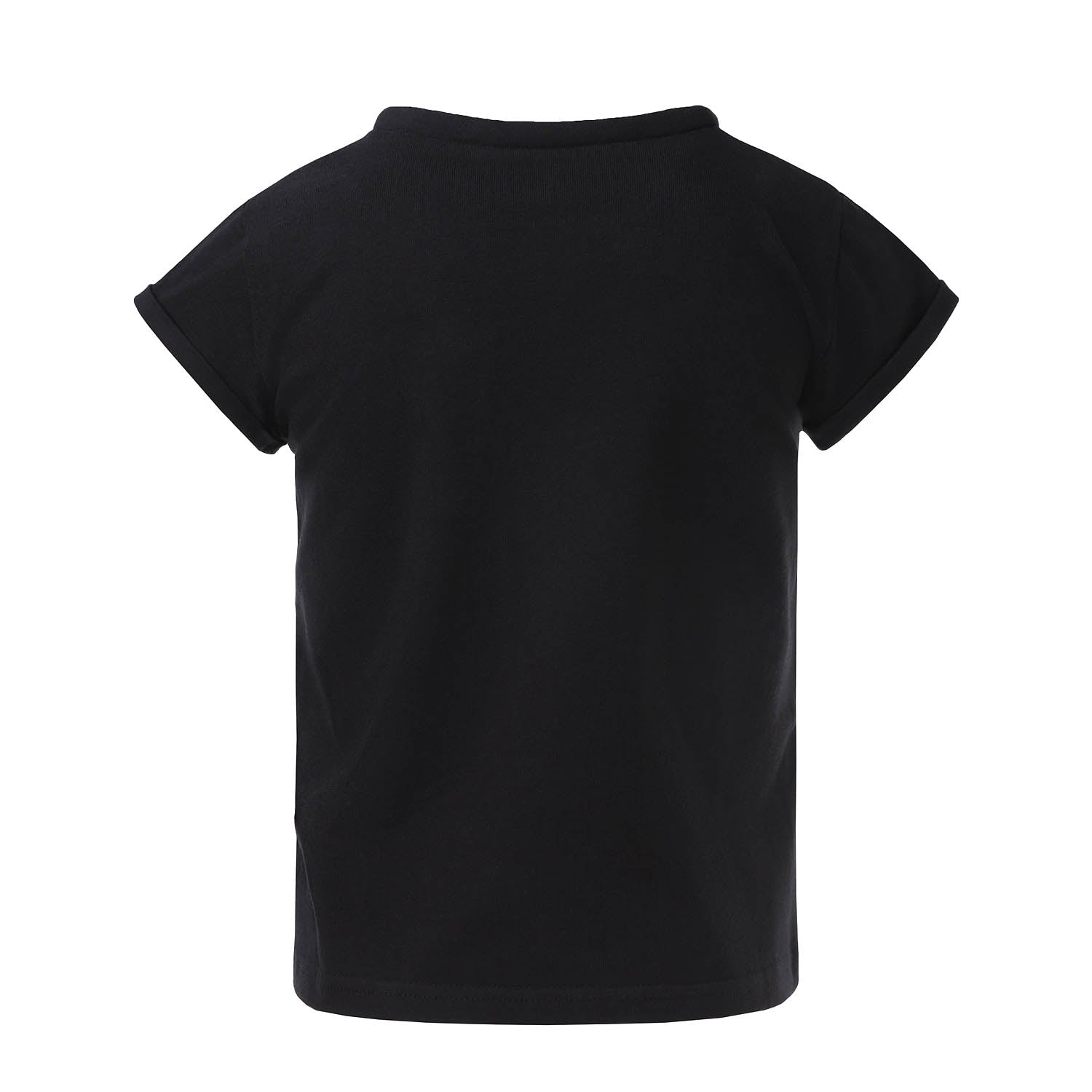 Infantium Victoria Black T-Shirt Rollkragen Kindershirt schwarz
