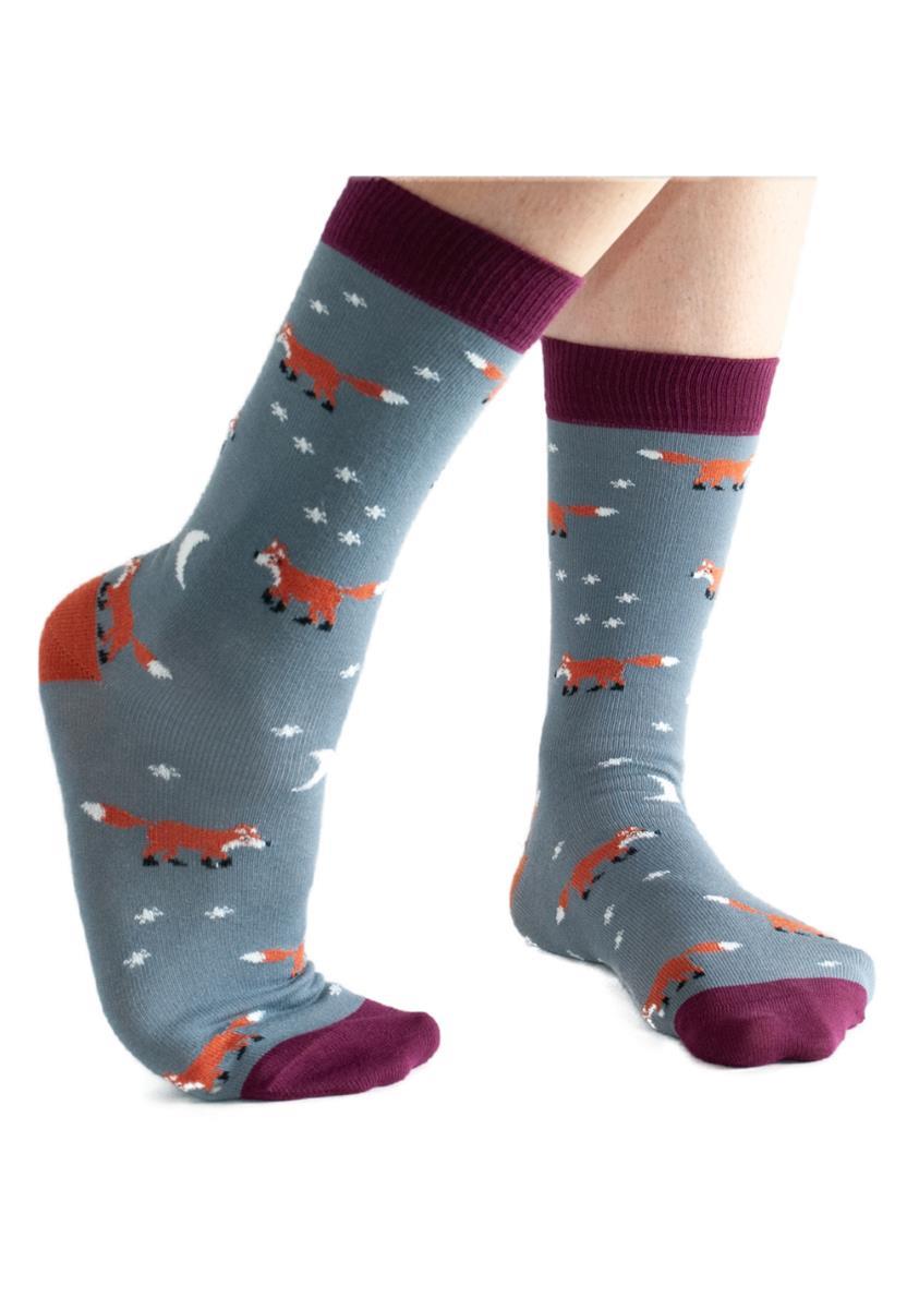marlowe nature Fox Socken teal 36-40 Bambus Bio