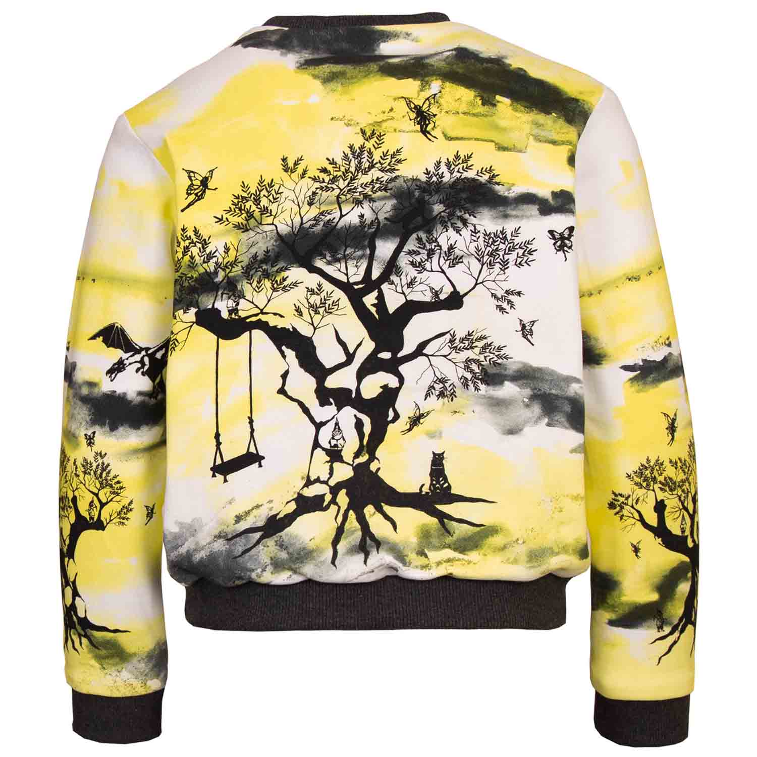 Infantium Victoria Sweatshirt Print Schwarz-Weiß 128 Bio